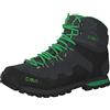 CMP Uomo Athunis Mid Trekking Shoe Wp Scarpe da Camminata, Grigio Verde Fluo, 46 EU