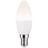Paulmann 50125 Lampadina LED a candela Smart Home Zigbee bianco caldo 5 Watt dimmerabile a risparmio energetico opaco 2700K E14