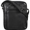 STILORD 'River' Borsello a Mano Uomo in Pelle Piccola Borsa a Tracolla Maschile Messenger Bag per Tablet Pochette Vintage di Cuoio Genuino, Colore:nero