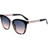 SQUAD Occhiali da sole da Donna Quadrati Dimensione Grande Moda con glitter verdi Protezione 100% uv400
