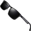 ATTCL Occhiali Da Sole Uomo Polarizzata Pesca Golf Guida Al-Mg Montatura In Metallo Ultra Leggero 6500 Gray