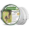 PROZADALAN Collare Antipulci e Zecche per Tutti i Tipi di Cani, Regolabile Impermeabile, Antiparassitario, 8 Mesi di Efficacia Protezione, 63cm Taglia Unica (2pack)