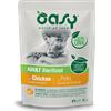 Oasy Wet Cat Bocconi Sterilizzato Pollo Gr 85. Cibo Umido Per Gatti