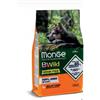 Monge Bwild Grain Free All Breeds Puppy & Junior Anatra e Patate Kg.12 Cibo per Cani Cuccioli