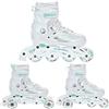 RAVEN Pattini in linea 3in1 Inliner Triskates Raven Spirit Black/Mint regolabile Taglia: 37-40 (23,5cm-26cm)