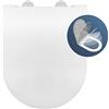 ESTOLI SEDILE WC COMPATIBILE SOFT CLOSE | ALTA QUALITÀ E ANTIBATTERICO