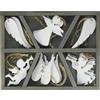Small Foot 10542 Pendagli Decorativi Angeli, Legno, Transparente, 24 x 19 x 2 cm