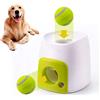 Stecto Lanciatore Automatico di Palline, Macchina da Lancio per Palline da Tennis con ricompensa Alimentare per addestramento Cani, 1 Pallina Inclusa (6 cm)
