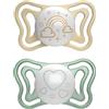 CHICCO (ARTSANA SpA) PhysioForma Light Lumi Silicone 2-6M Chicco 2 Pezzi