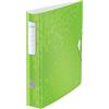 Leitz Active WOW Raccoglitore con Meccanismo a Leva 180°, Formato A4, Verde, Dorso 65 mm, Chiusura a Elastico, Polyfoam leggero, 11070154
