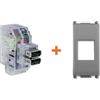 Fanton caricatore doppia presa USB A 5V 2,4A compatibile Vimar Plana silver - 82892