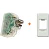Fanton caricatore USB A+C incasso compatibile Gewiss System bianca - 82893-SB