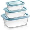 Tescoma SET 3 CONTENITORI FREEZER 0,5 LT; 1 LT; 2 LT "4FOOD"