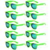 FSMILING 10 Pezzi Set Occhiali Da Sole Specchio Unisex Vintage 80s Da Uomo E Donna Occhiali Da Sole Colorati Per Feste