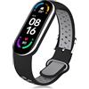 Th-some Cinturini di Ricambio per Xiaomi Mi Band 6/7, Braccialetto di Ricambio per Xiaomi Mi Band 5, Cinturino sportivo in silicone Compatibile con Xiaomi Mi Band 7/6/5