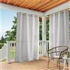 TOWN & COUNTRY BASICS Cabana Solid GT Coppia di Tende a Pannello con Occhielli per filtrare la Luce per Interni ed Esterni, Tessuto, Grigio Nuvola, W 54 x L 84 (1 Panels), 2 unità