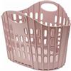 Addis Cesto portabiancheria pieghevole Easy Store per vestiti, rosa, 38 litri