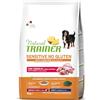 Trainer Natural Trainer Sensitive No Gluten, Cani Adulti Medium&Maxi, Coniglio e Cereali Integrali, 3kg