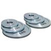Strengthshop Set di pesi a disco, acciaio, 2 x 5 kg, 2 x 2,5 kg, 2 x 1,25 kg, diametro del foro di 50 mm