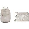 Kipling Borsa Messenger Unisex, Seoul S Creativity S Donna Portamonete, 14.5 x 95 x 5 cm, Argento (Metallic Glow)