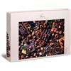Ulmer Puzzleschmiede - Puzzle dolce tentazione - Puzzle classico da 1000 pezzi - noci, cioccolatini e cioccolatini come un moderno motivo puzzle per gli amanti
