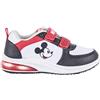 CERDÁ LIFE'S LITTLE MOMENTS Scarpe Bambino con Luci Mickey Mouse con Velcro Risultando Comode e Resistenti al Tempo Stesso, Ginnastica, Grigio, 30 EU
