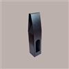 LUCGEL 10 Pz Scatola Astuccio Porta 1 Bottiglia 750 ml Vino Riesling in Cartoncino Nero grafica effetto pelle 90x90H410mm
