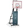 Schiavi Sport Impianto Basket Minibasket Streetball Singolo, regolabile su 5 altezze