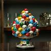 CERAMICHE CALTAGIRONE Pigna ceramica cm 20 siciliana caltagirone multicolor