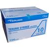 Terumo Siringhe Sterili Monouso 10ml Con Ago 22G - Nero - (100 pz)