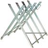 TecTake Cavalletto legna per motosega cavalletto taglio - modelli differenti - (Tipo2 (Argento) | No. 401165)