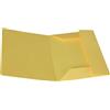 STARLINE Pack 25 Cartelline 3 Lembi GIALLO SOLE in bristol 200g Starline