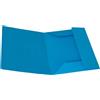 STARLINE Pack 25 Cartelline 3 Lembi AZZURRO in bristol 200g Starline