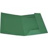 STARLINE Pack 25 Cartelline 3 Lembi VERDE in bristol 200g Starline