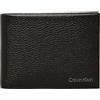 Calvin Klein Portafoglio Uomo Warmth Bifold 5 CC W/ Coin Large Piccolo, Nero (Ck Black), Taglia Unica