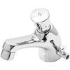 Ristosubito RUBINETTO TEMPORIZZATO LAVABO SERIE BASIC COMPLETO DI FLESSIBILE E VALVOLA DI NON RITORNO, TEMPO DI EROGAZIONE 8±12 sec NON REGOLABILE MNL Modello ARES002B