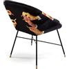 Seletti Padded Chair Lipsticks Black Seletti