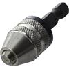 Pmandgk Silver+Black 6mm Keyless Drill Bit Chuck Quick Change Converter Hex