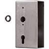 Alberts 417086 Serratura a scatola, senza serratura, adatta per serrature tipo 2784, acciaio, Entrata 60 mm, 173 x 93 x 40 mm