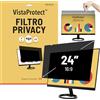 VistaProtect - Filtro Privacy Premium & Filtro Anti Luce Blu. Pellicola di Protezione per Monitor e Schermo di Computer PC (24 Pollici - 16:9)