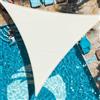 LOVE STORY Vela ombreggiante Triangolare 4x4x4m Impermeabile Tenda a Vela Beige Tenda da sole per esterno，PES Poliéster Protezione UV al 95% per Esterno,Giardino,Terrazzo,Balcone,Patio