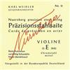 Unbekannt Norimberga - Corde per violino di precisione D 3/4 75