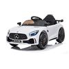 Tecnobike Shop Auto Macchina Elettrica per Bambini Mercedes - Benz GTR GT-R AMG 12V - Small Luci LED Suoni Mp3 Telecomando (Bianco)