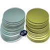 KITCHENDREAM Cake Board, set di basi per torte in oro e argento in cartone, spessore 3 mm, in varie quantità per servire, trasportare e impilare torte e crostate
