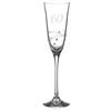 DIAMANTE - Calice da champagne con cristalli Swarovski inciso a mano 60, decorato con cristalli Swarovski