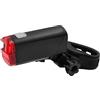 Fischer Fanale posteriore a LED per bicicletta con batteria e supporto universale, protezione dagli spruzzi d'acqua secondo IPX4, omologato StVZO