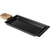 KUHN RIKON Padella per raclette con manico in legno, impugnatura ergonomica, rivestimento antiaderente