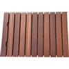 Zhaomi Pedana Doccia Legno Naturale,Pedana in Legno,Grata Doccia Legno di Lusso,Doccia Legno Marrone ?Grigliato,Pedana Doccia in Legno,Tappetino Doccia,per Pavimento del Bagno (65x65cm/25.6x25.6in)