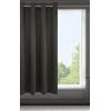 Eurofirany LOGAN Tenda Oscurante - 1 Unità, Occhielli, Blocco della Luce, Oscuramento della Stanza, Camera da Letto, Soggiorno, 140x175 cm, Grigio Grafite
