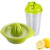 Westmark Set Fitness da 2 Pezzi, Spremi-Agrumi e Shaker per Condimenti, Capacità: 0,5 L Ciascuno, Plastica, Mixery, Limetta, Verde Mela/Trasparente, 309122E7
